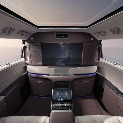 MPV điện Denza D 9 EV Hai động cơ 7 chỗ ngồi nội thất sang trọng thoải mái MPV xe điện