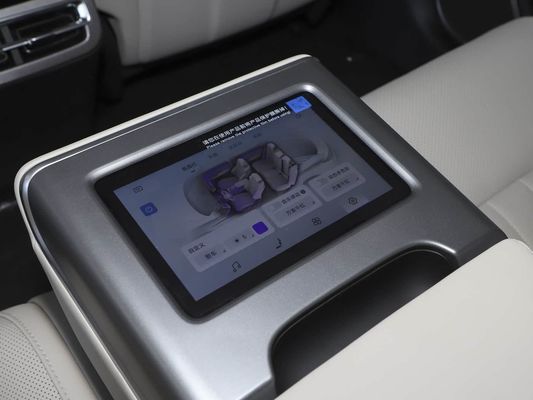 2025 Xe điện mạnh mẽ Han L BYD với công suất tối đa 500 kW và tay lái da 1000V Năng lượng cao sạc nhanh